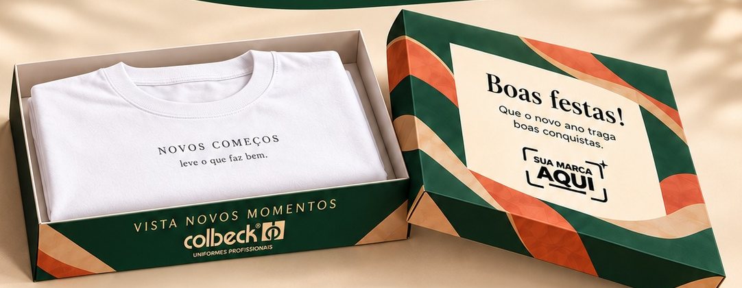 Kit Essencial: camiseta na caixa personalizada